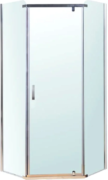 Душевой уголок BERGES Solo 06110 90x90 см стекло прозрачное (детальная фотография), многоугольные