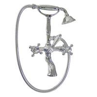 Смеситель для ванны, матовый хром, Nicolazzi Half Dome Crystal