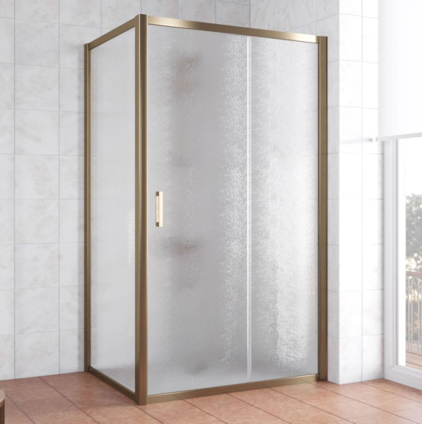 Душевой уголок стекло шиншилла Vegas-glass ZP+ZPV 100х70 02 (детальная фотография), хром, бронза, золото, белые, черные, другие