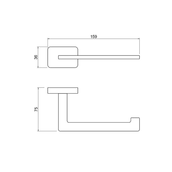 Бумагодержатель Акватек Либра хром AQ4308CR (детальная фотография), современные, hi-tech