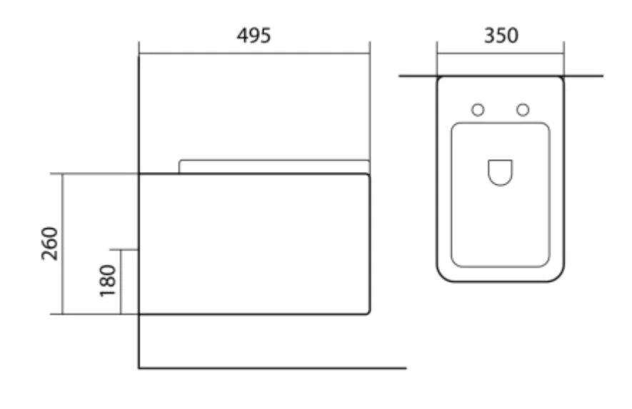 Унитаз подвесной Акватек Либра New безободковый AQ1148N-00 (детальная фотография), современные, hi-tech