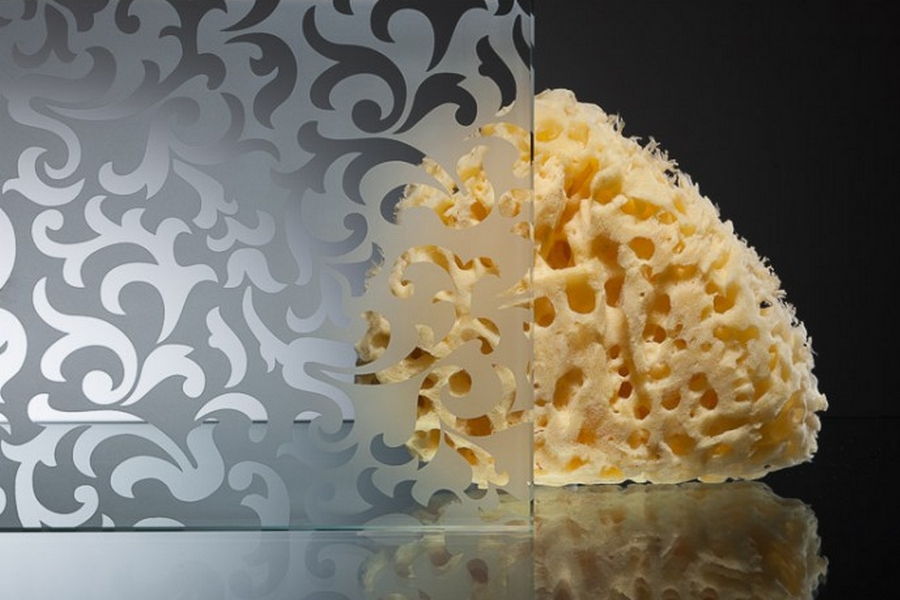 Душевая шторка на ванную профиль глянцевый хром стекло фея Vegas-glass Z2V+ZVF 170*80 08 R03 (детальная фотография), современные, hi-tech