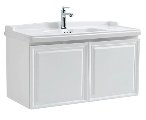 Тумба под раковину подвесная Cezares Giubileo 100 см Bianco Lucido - фото 1