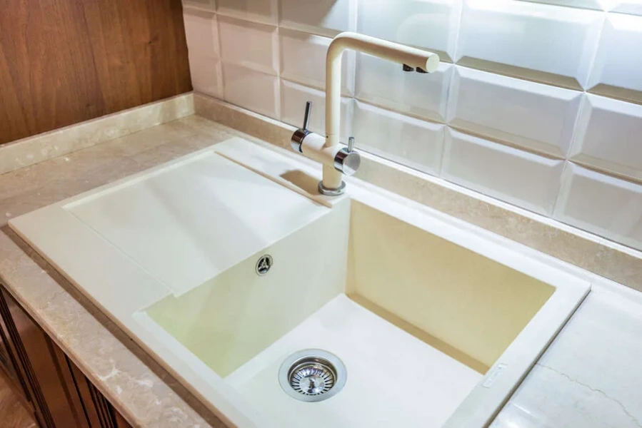 Мойка для кухни Omoikiri Sakaime 78-BE 78 см ваниль 4993112 (детальная фотография), врезные