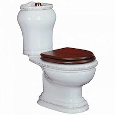 Унитаз компакт Migliore Milady декор бронза