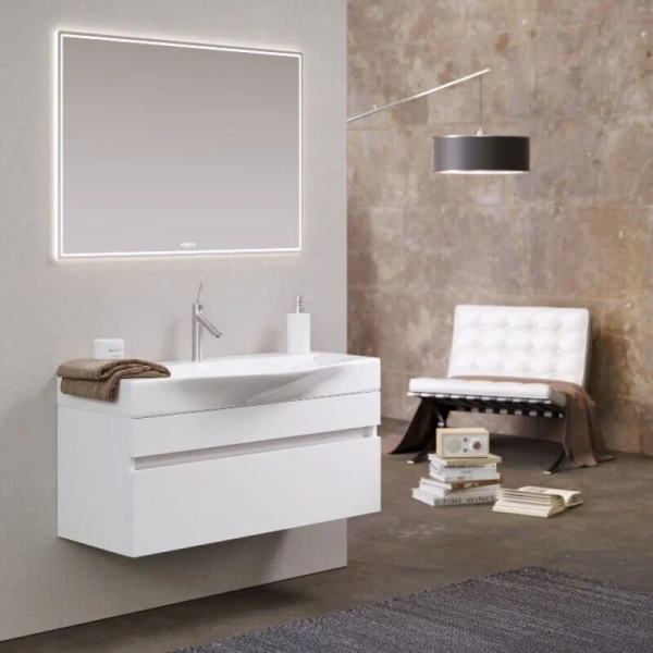 Зеркало с подсветкой Aqwella UM 80 см с сенсорным выключателем UM0208 (детальная фотография), с подсветкой