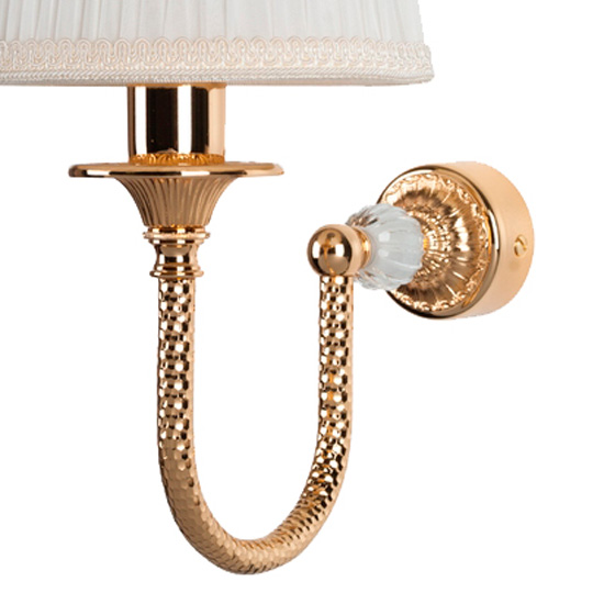 Держатель для светильника Tiffany World Murano золото TWMU L1578A1/OTOV00oro (детальная фотография)