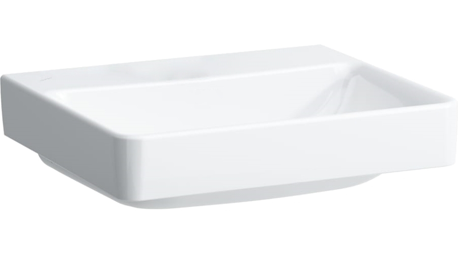 Раковина Laufen Pro S 55 см без отверстия для смесителя, без отверстия перелива 8.1096.2.000.112.1 (детальная фотография), современные, hi-tech