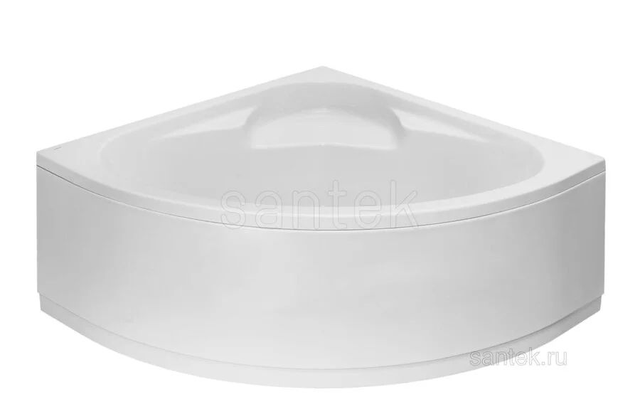 Ванна акриловая  Santek Карибы 140х140 без гидромассажа 1.WH11.1.982 (детальная фотография), современныe, hi-tech