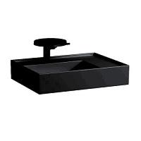 Раковина накладная правая, цвет чёрный, Laufen Kartell