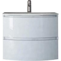 Тумба под раковину подвесная Cezares Vague 69 см Bianco Lucido