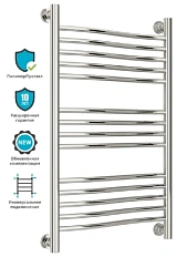 Полотенцесушитель водяной Сунержа Флюид+ 0222-8050 50х80 см лесенка