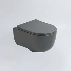 Унитаз подвесной Vincea Evo антрацит матовый