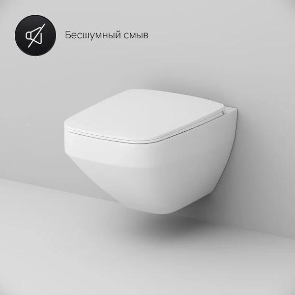 Унитаз подвесной Am.Pm Inspire 2.0 с гигиеническим душем CK50H0603W (детальная фотография), фарфор, керамика