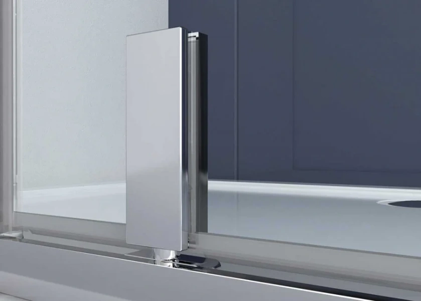 Душевой уголок Vincea Penta 90x90 см хром VSP-3P900CL (детальная фотография), распашные