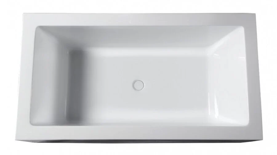 Акриловая ванна Abber 160х80 см отдельностоящая AB9406-1.6 (детальная фотография), прямоугольные