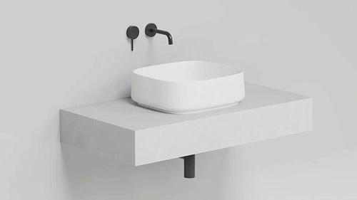 Раковина Salini Oriente Bowl 45 см белая глянцевая - фото 1