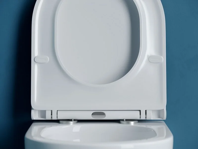 Унитаз подвесной Ceramica Nova Vogue белый CN4008T (детальная фотография), с горизонтальным, прямым выпуском, с прямым выпуском
