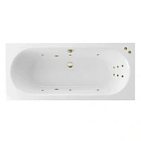 Ванна гидромассажная Excellent Oceana Line 180 x 80 см, белый/бронза, WAEX.OCE18.LINE.BR