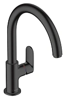 Смеситель для кухни Hansgrohe Vernis Blend M35 матовый черный