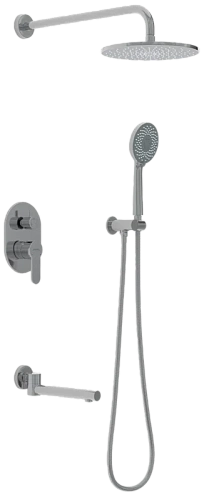 Душевой комплект Berges Nardis 3R хром - фото 1