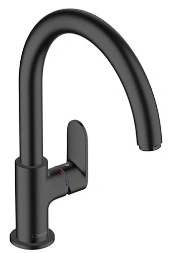Смеситель для кухни Hansgrohe Vernis Blend M35 матовый черный - фото 2