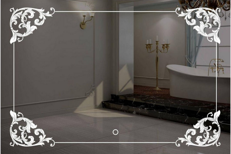 Зеркало с подсветкой La Tezza LT-U11070-s (детальная фотография)