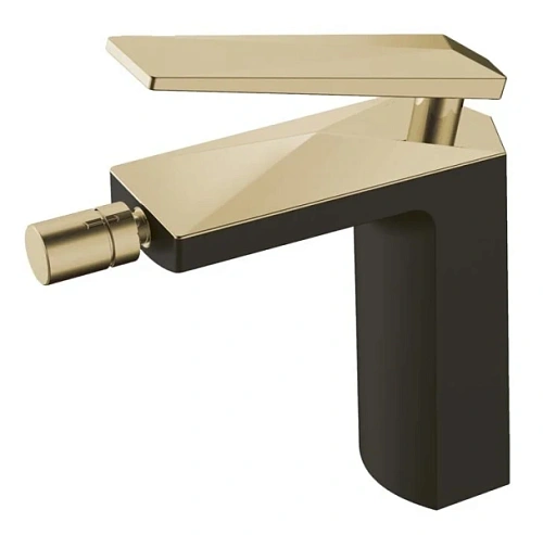 Смеситель для биде Boheme Venturo черный/золото - фото 7