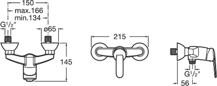 Смеситель для душа Roca Victoria хром 5A2125C0M (детальная фотография), хром
