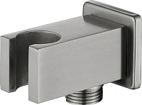 Штуцер с держателем душа BelBagno Nova из нержавеющей стали