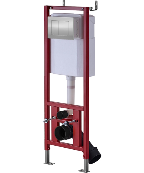 Инсталляция для унитаза D&K с клавишей хром DI8140116 (детальная фотография)