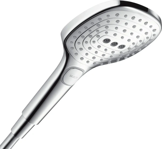 Душевая стойка Hansgrohe Raindance Select белый/хром 27112400 (детальная фотография), без излива