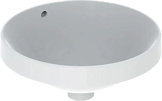 Раковина Geberit VariForm 40 см белая, с переливом