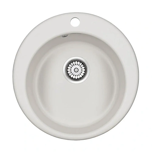 Мойка для кухни Paulmark Gelegen 48 см белая - фото 1