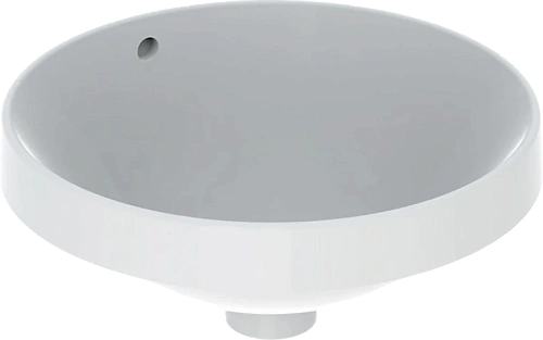 Раковина Geberit VariForm 40 см белая, с переливом - фото 1