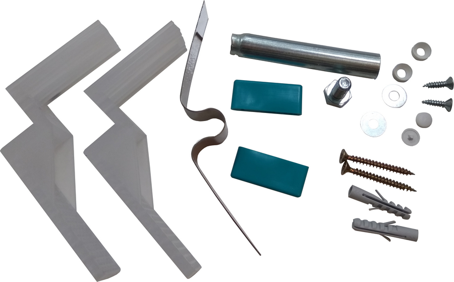 Комплект креплений Cezares для 3-й панели прямоугольной ванны CZR-SCR-FIX-3-KIT (детальная фотография)