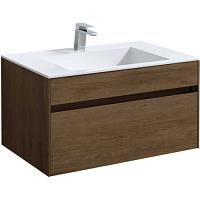 Тумба под раковину подвесная Vincea Chiara 79,2 см T.Oak