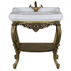 Консоль напольная, цвет бронза, Tessoro Isabella 80