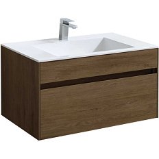 Тумба под раковину подвесная Vincea Chiara 79,2 см T.Oak