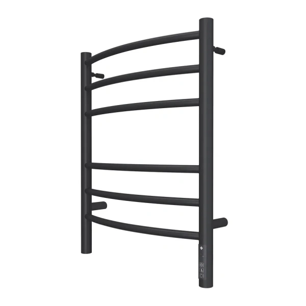 Полотенцесушитель электрический Terminus Классик П6 45х60 см матовый черный 4670078527578 (детальная фотография), черный