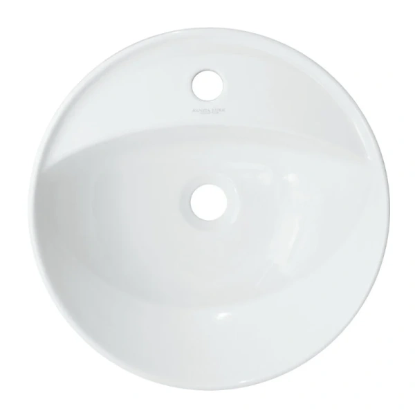Раковина Sanita Luxe Art 43 см врезная WB.IN/Art/43-C/WHT.G/S1 (детальная фотография), круглой формы