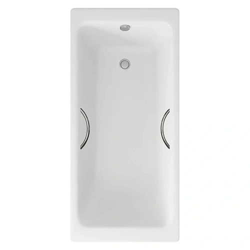 Ванна чугунная Delice Parallel 180x80 с ручками - фото 1