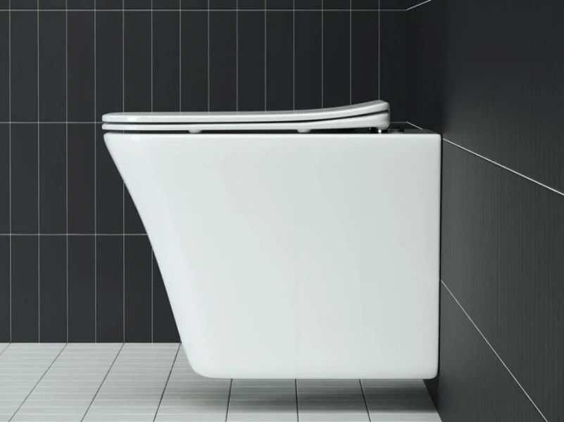 Унитаз подвесной Ceramica Nova Mono с микролифтом CN1902 (детальная фотография), современные, hi-tech, прямоугольные