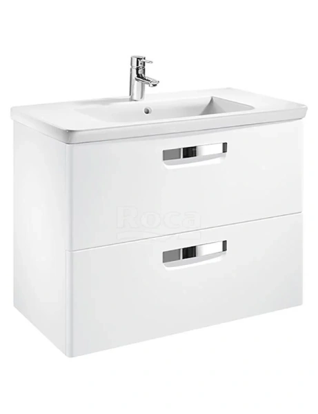 Тумба под раковину подвесная Roca The Gap 60 см белый глянец ZRU9302879 (детальная фотография)