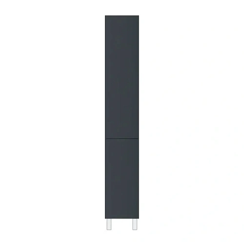 Шкаф-пенал напольный Am.Pm Gem 30 см правый графит - фото 3