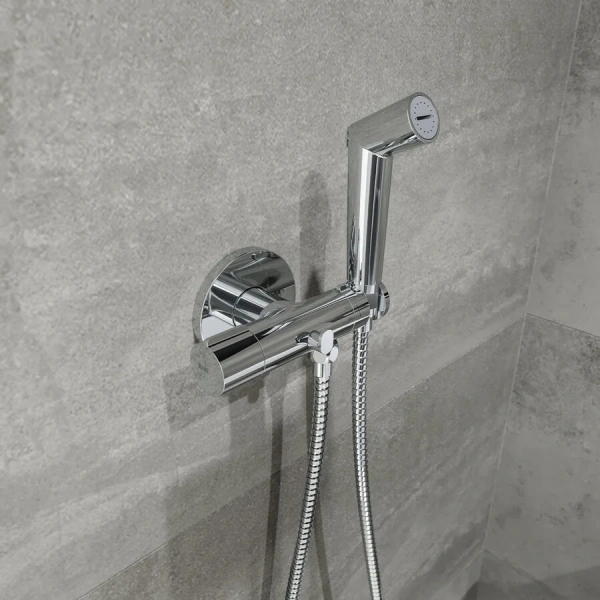 Гигиенический душ со смесителем IDDIS Axes хром AXESBR0i08 (детальная фотография), хром