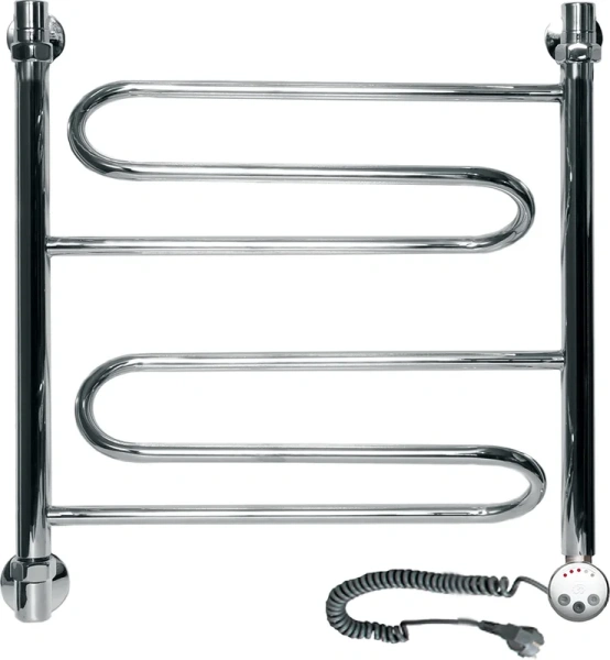 Полотенцесушитель электрический Ника Curve 50х50 см правый ЛЗ 50/50 прав (детальная фотография)