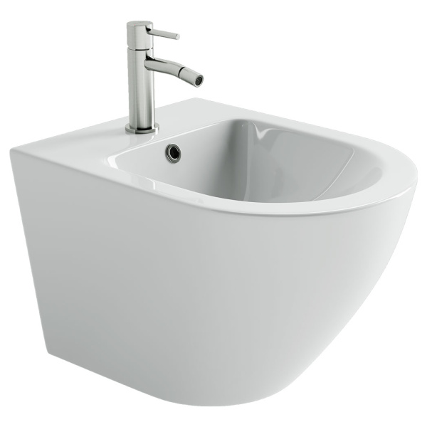 Биде подвесное Ceramicanova Alba белое CN11006 (детальная фотография)
