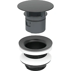 Донный клапан Geberit черный матовый