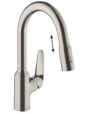 Смеситель для кухни Hansgrohe Focus M42 сталь